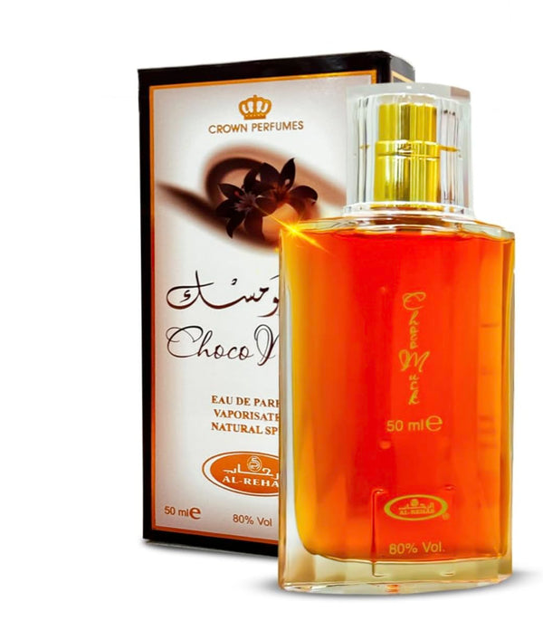 Choco Musk Eau De Parfum 50ml by Al-Rehab – Sweet Vanilla and Chocolate Scent