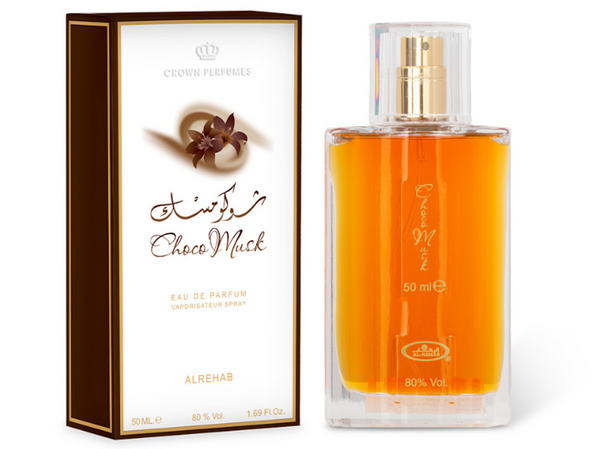 Choco Musk Eau De Parfum 50ml by Al-Rehab – Sweet Vanilla and Chocolate Scent