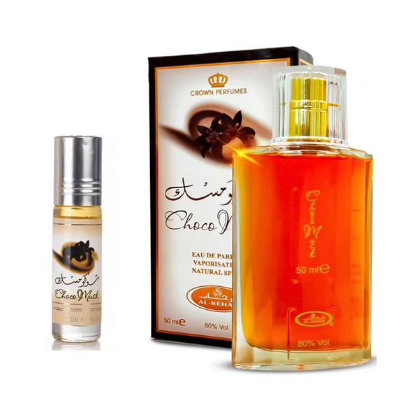 Choco Musk Eau De Parfum 50ml by Al-Rehab – Sweet Vanilla and Chocolate Scent